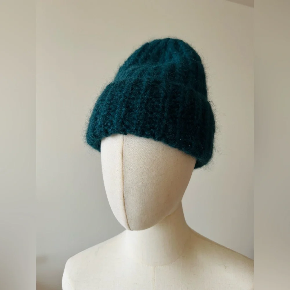 TOAST Ribbed Mohair Beanie - Picture 1 of 3